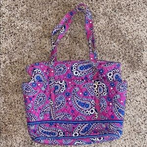 Vera Bradley Boysenberry Patterned Tote